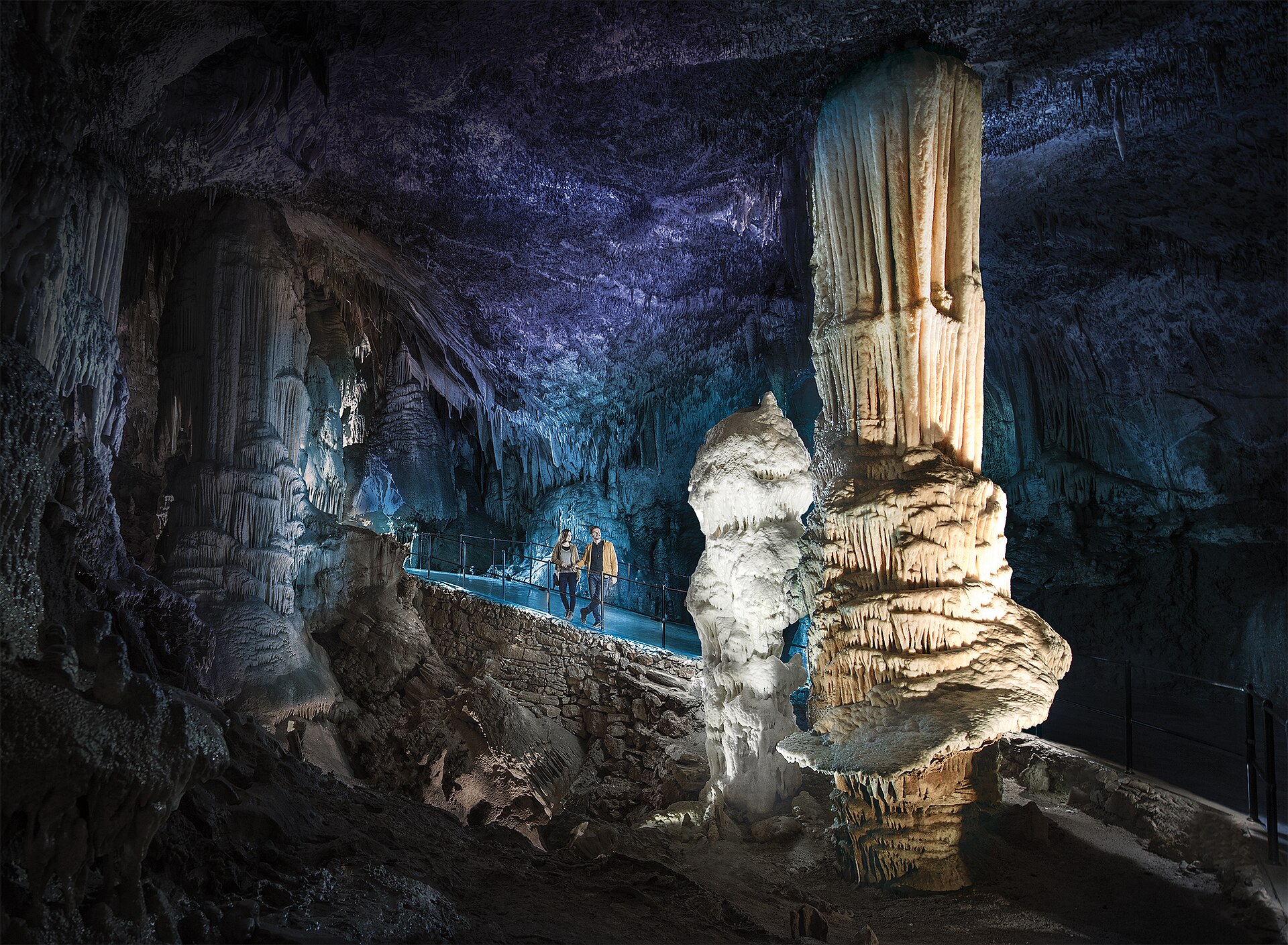 the caves